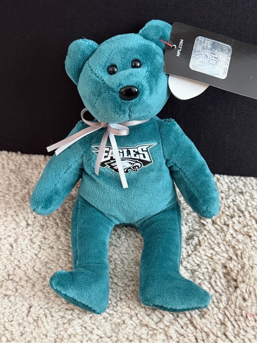 Philadelphia Eagles Ty Beanie Baby Plush NWT NFL Collectible Stuffed Bear
